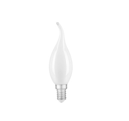 Лампа Gauss Filament Свічка на вітрі 9W 590lm 3000К Е14 milky LED