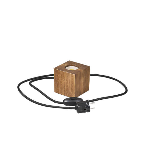 Світильник настільний ITERNA Brygge Cube, темний ясен (LW002)